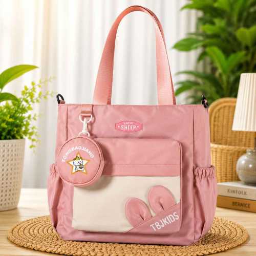 Large Nylon Women’s Tote Bag | College, Office, Shopping & Daily Use